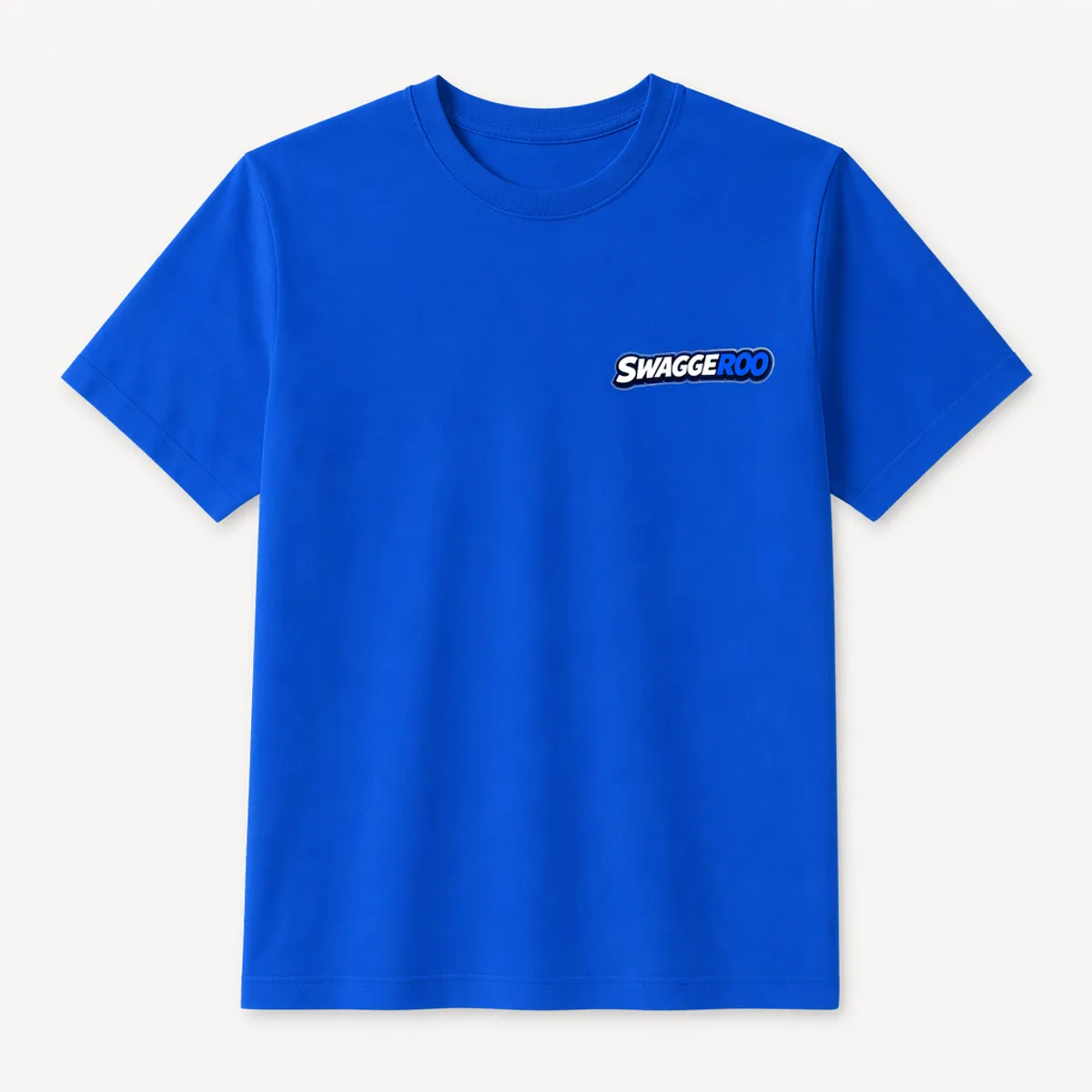 Classic Cotton Tee — Cobalt